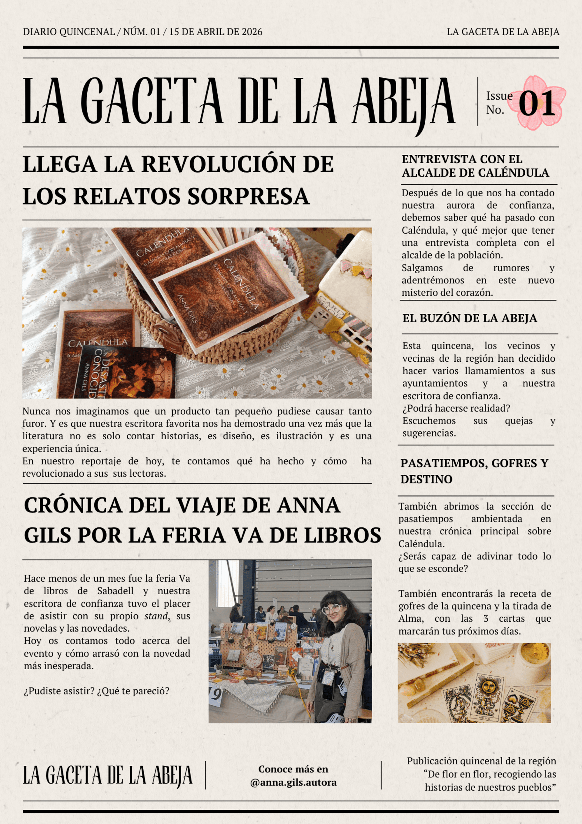 Revista física ABRIL - La gaceta de la abeja - 2
